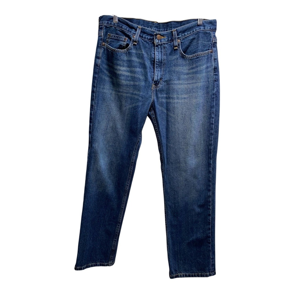 Faded Glory Men's Straight Fit Jeans Size 34x29‎ Medium Wash 100% Cotton